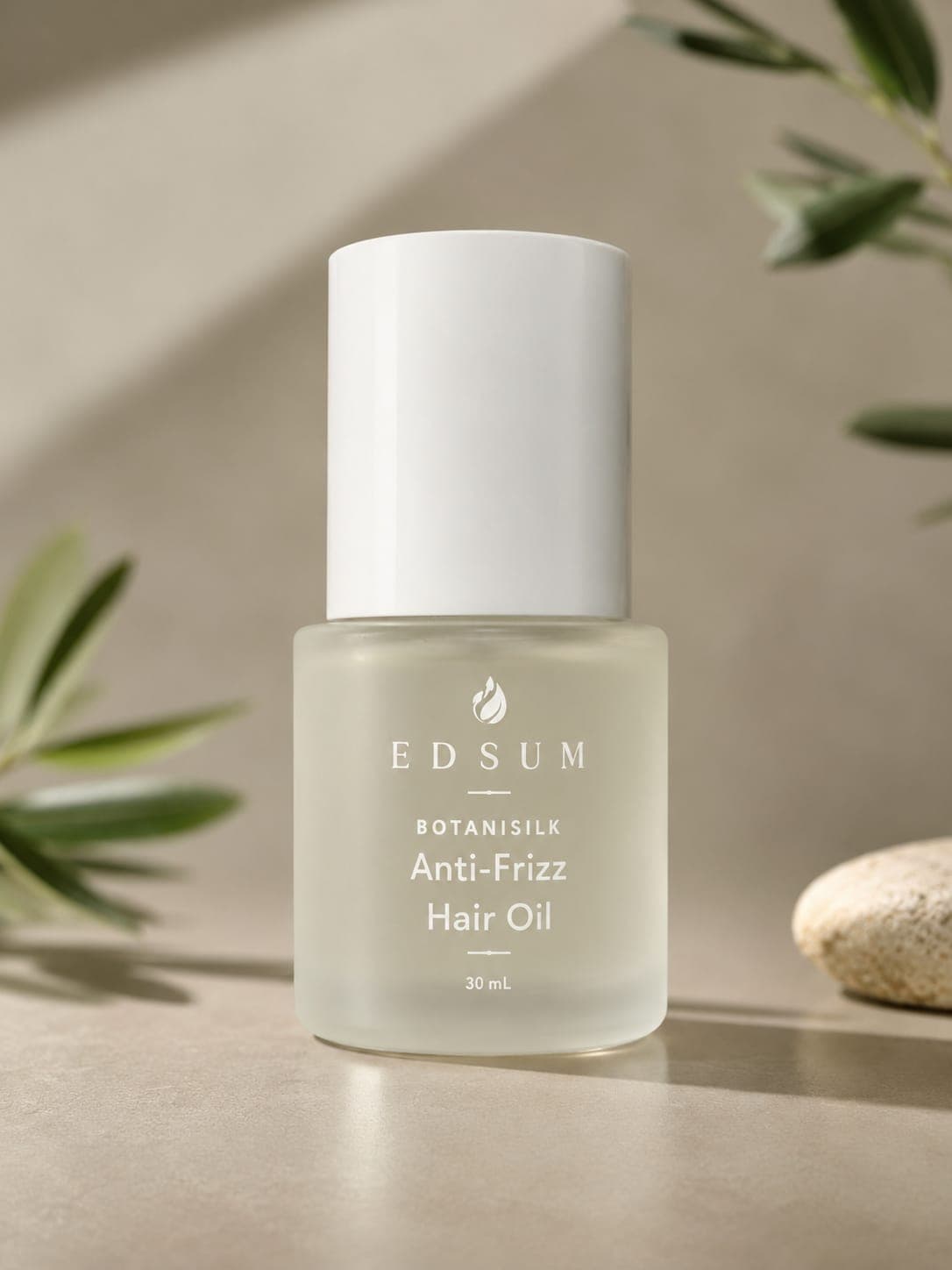 EDSUM Botanisilk Anti-Frizz Hair Oil dengan bahan botanikal