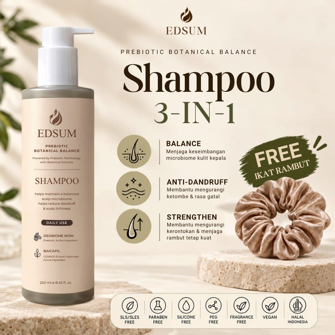 EDSUM Prebiotic Botanical Balance Shampoo 250 mL - foto 1