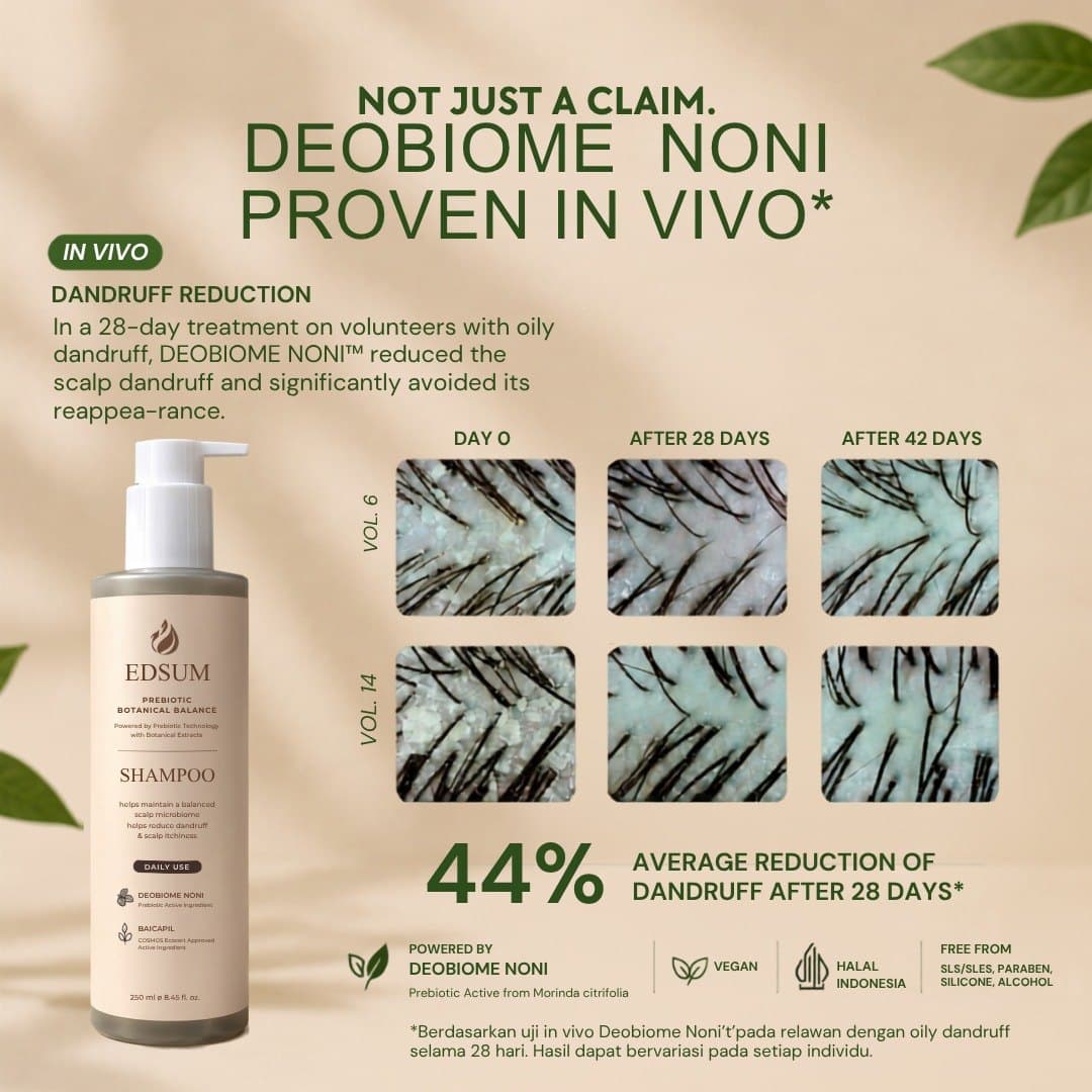 EDSUM Prebiotic Botanical Balance Shampoo 250 mL - foto 4